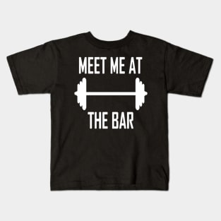 meet me at the bar Kids T-Shirt